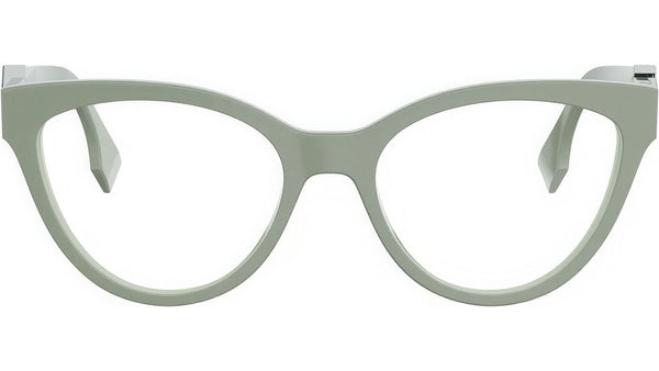 FF Diamonds Green Cat Eye Eyeglasses