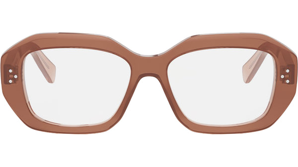 3 Dots Brown Geometric Eyeglasses