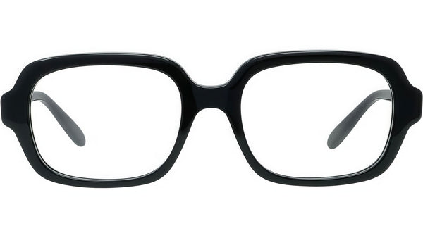 Slim Black Square Eyeglasses