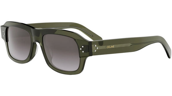 CELINE 3 Dots HD Green Rectangular Sunglasses