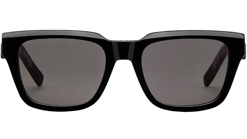 DiorB23 S1I Black Geometric Sunglasses