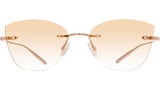 Brandy Gold Cat Eye Sunglasses