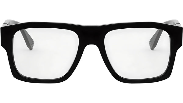 Fendi Diagonal Black Pilot Eyeglasses