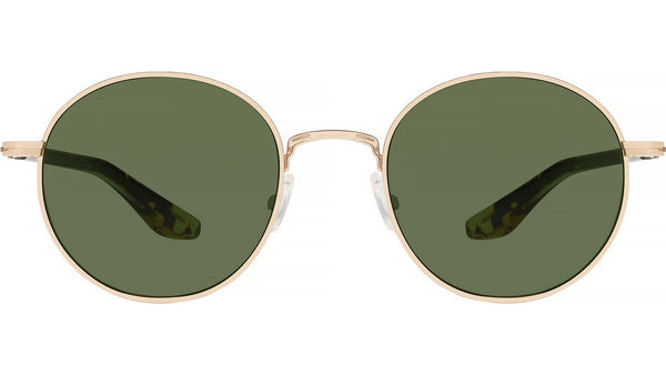 Caster Gold Round Sunglasses