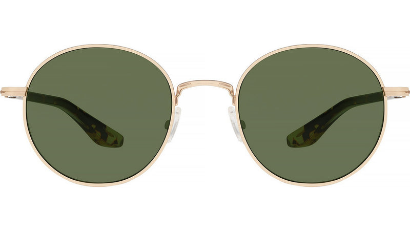 Caster Gold Round Sunglasses
