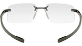 Flex Silver Geometric Eyeglasses