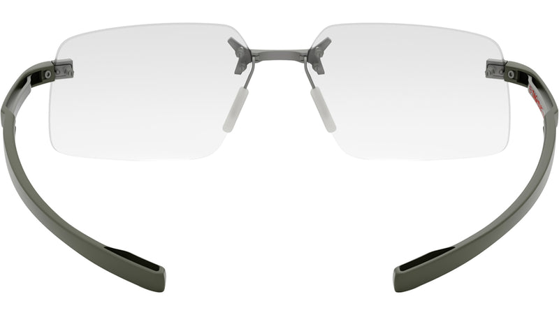 Flex Silver Geometric Eyeglasses