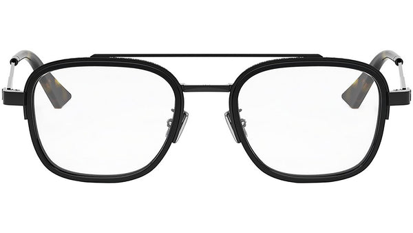 NeoDiorO 6F Shiny Black Pilot Eyeglasses