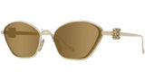 Anagram Gold Cat Eye Sunglasses