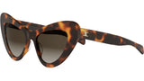 Triomphe Mini HD Havana Cat Eye Sunglasses