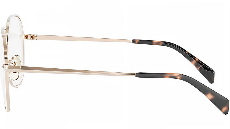 CELINE Metal Light Gold Pilot Eyeglasses