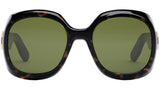 Lady 95.22 R2I Havana Round Sunglasses