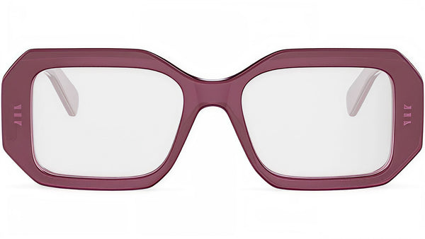 Triomphe Bordeaux Geometric Eyeglasses