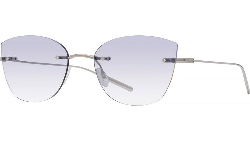 Brandy Silver Cat Eye Sunglasses