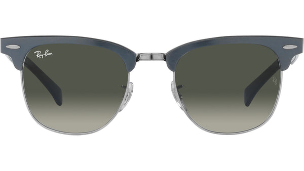 Clubmaster Aluminum RB3507 924871 brushed blue on silver