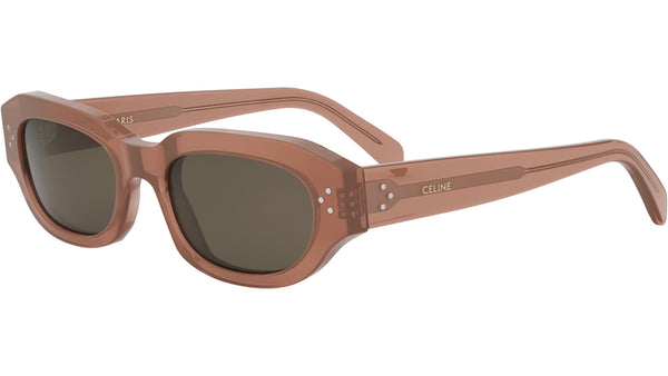 3 Dots Orange Geometric Sunglasses