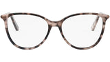 Mini CD O B7I Light Havana Butterfly Eyeglasses