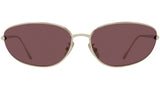 Signature Gold Oval Sunglasses