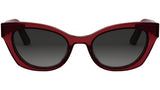 DiorMidnight 2I Shiny Red Cat Eye Sunglasses