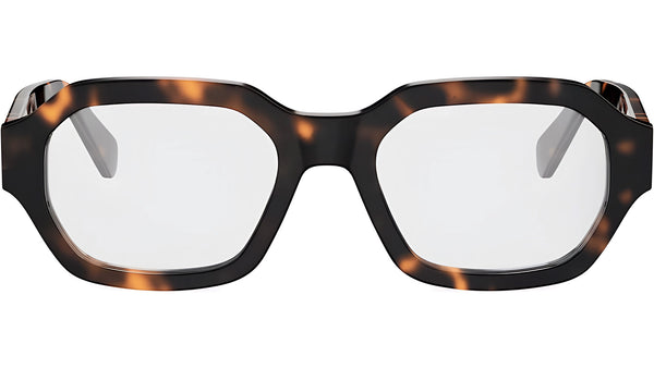 CELINE 3 Dots Tortoise Geometric Eyeglasses