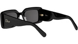 DiorLuckyCharms S1I Black Rectangular Sunglasses