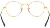 Round Metal Optics II RB3582V gold on top black