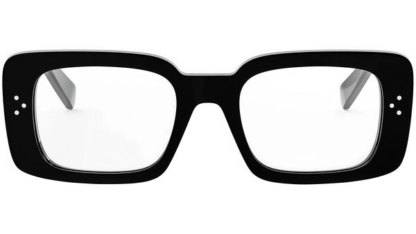 CELINE 3 Dots Black Rectangular Eyeglasses