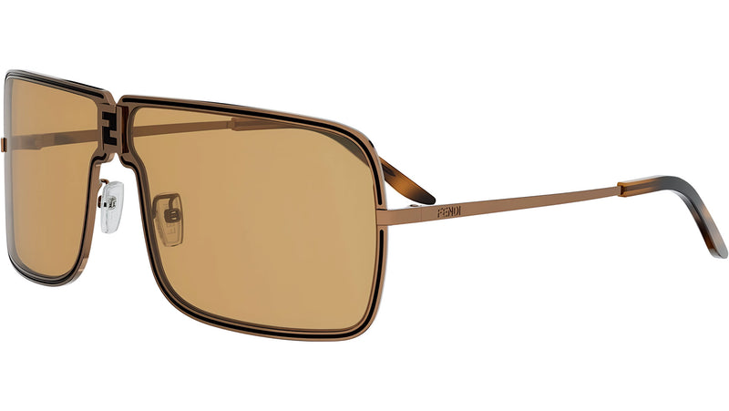 Fendiness Brown Mask Sunglasses