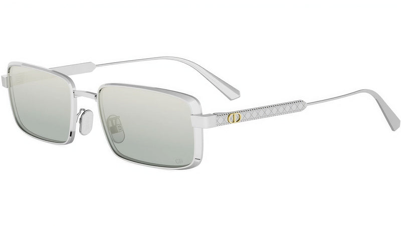 DiorCannage S2U Silver Rectangular Sunglasses
