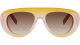 Triomphe Stamp Pink Pilot Sunglasses
