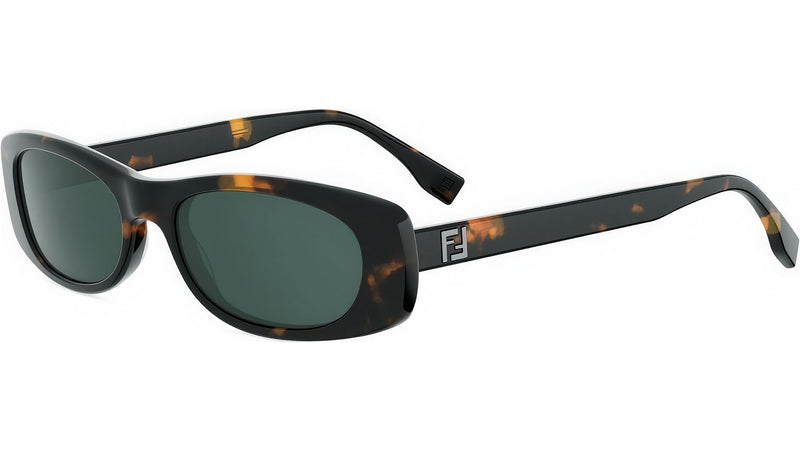 FF Squared Havana Oval Sunglasses