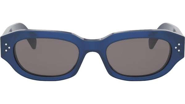 3 Dots Blue Geometric Sunglasses