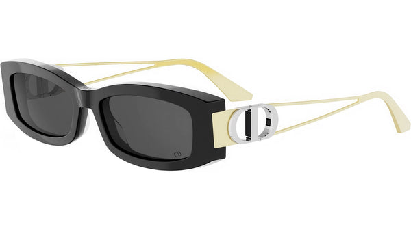 30Montaigne 14I Black Rectangular Sunglasses