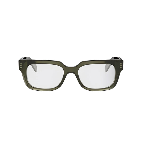 CELINE 3 Dots HD Green Rectangular Eyeglasses