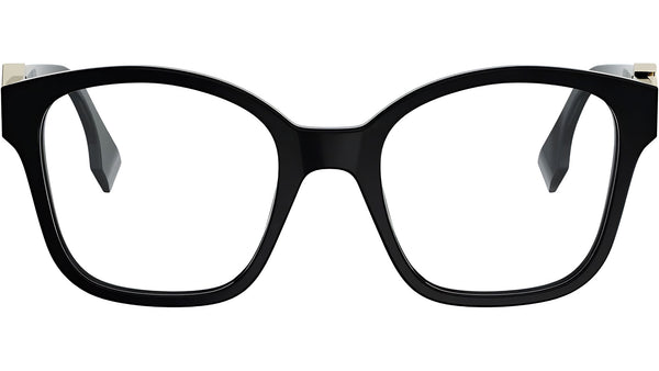 FF Diamonds Black Square Eyeglasses