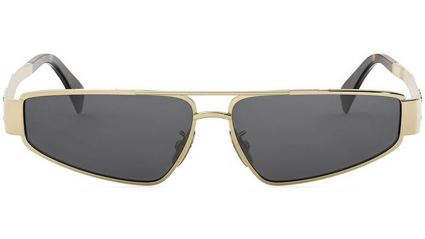 Metal Triomphe Gold Geometric Sunglasses
