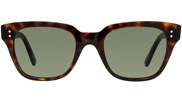 CELINE Thin Tortoise Rectangle Sunglasses