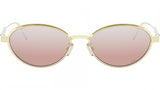 DiorCannage R1U Gold Oval Sunglasses