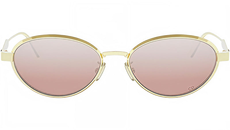 DiorCannage R1U Gold Oval Sunglasses