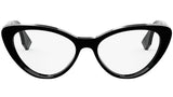 Lettering Black Oval Sunglasses