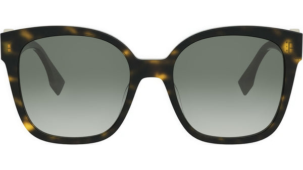 FF Diamonds Havana Butterfly Sunglasses
