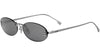 Fendi First Grey Oval Sunglasses