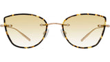 Brandy Gold Cat Eye Sunglasses
