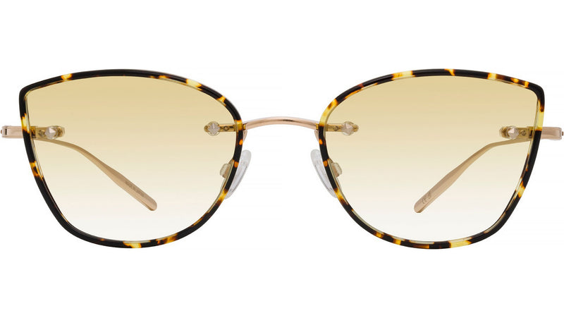 Brandy Gold Cat Eye Sunglasses