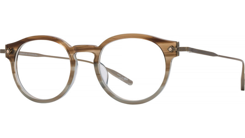 Eugene Blue Round Eyeglasses