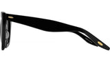 Kateri Black Cat Eye Sunglasses