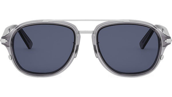 DiorBlackSuit A4U Shiny Grey Pilot Sunglasses