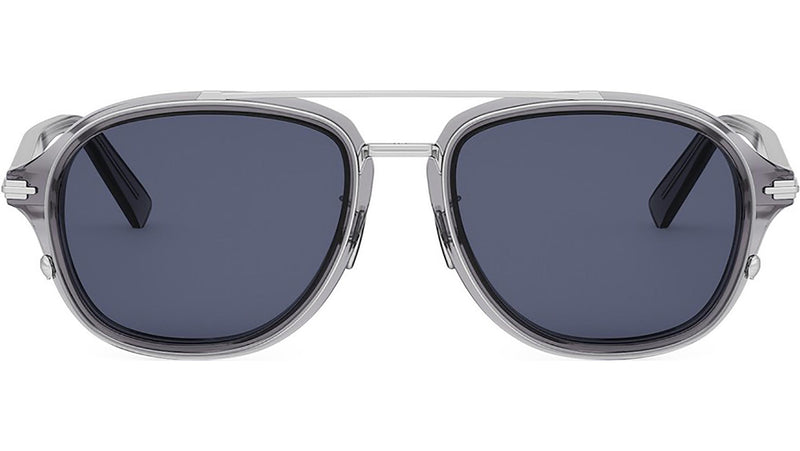 DiorBlackSuit A4U Shiny Grey Pilot Sunglasses