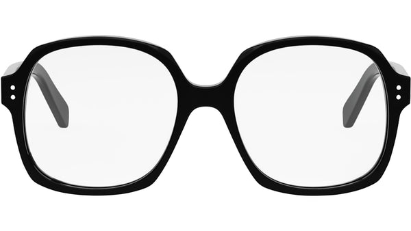 Thin Black Geometric Eyeglasses