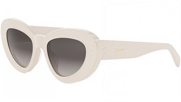 CELINE 3 Dots White Cat Eye Sunglasses
